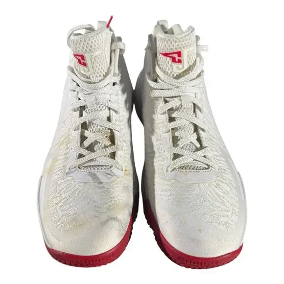 Li-Ning Men’s Basketball Shoes White Red Performance Sneakers Size 12.5 - Picture 3 of 8